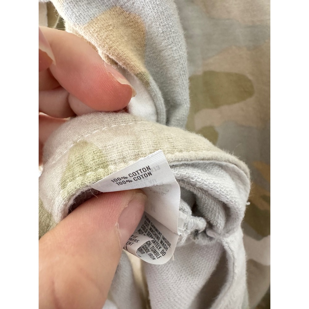Aerie Oversized Sun washed Camo Hoodie Sweatshirt Relaxed Fit Women's Medium - Picture 6 of 6